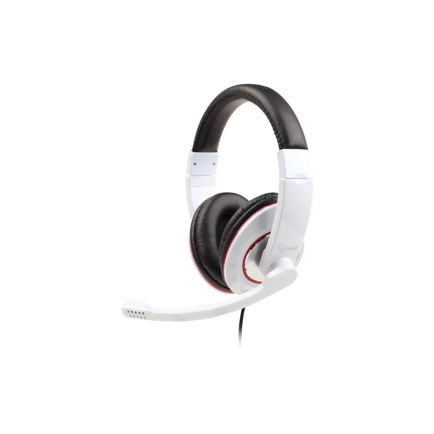Gembird | MHS-001-GW | Stereo headset | Built-in microphone | 3.5 mm | Glossy white