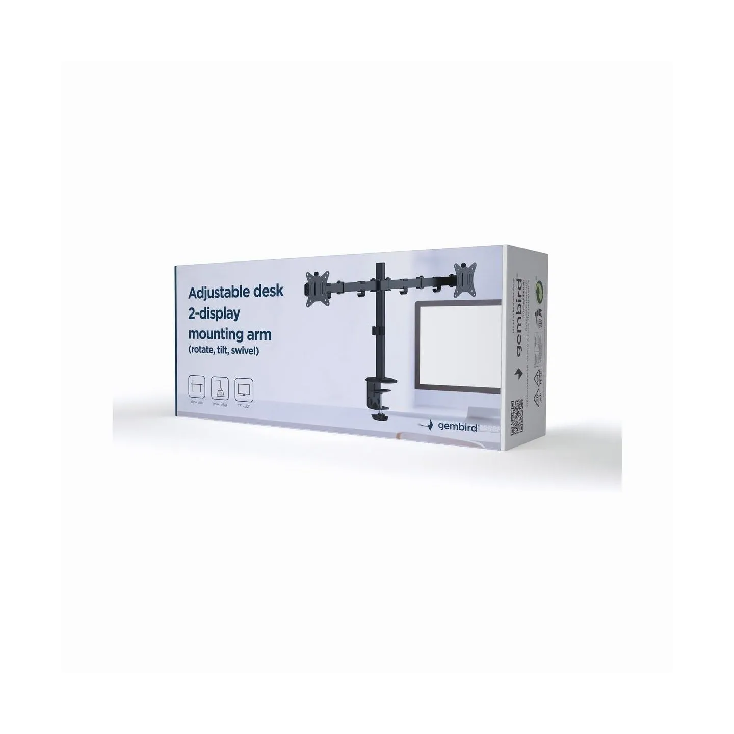 Gembird DISPLAY ACC MOUNTING ARM/17-32" MA-D2-01 GEMBIRD