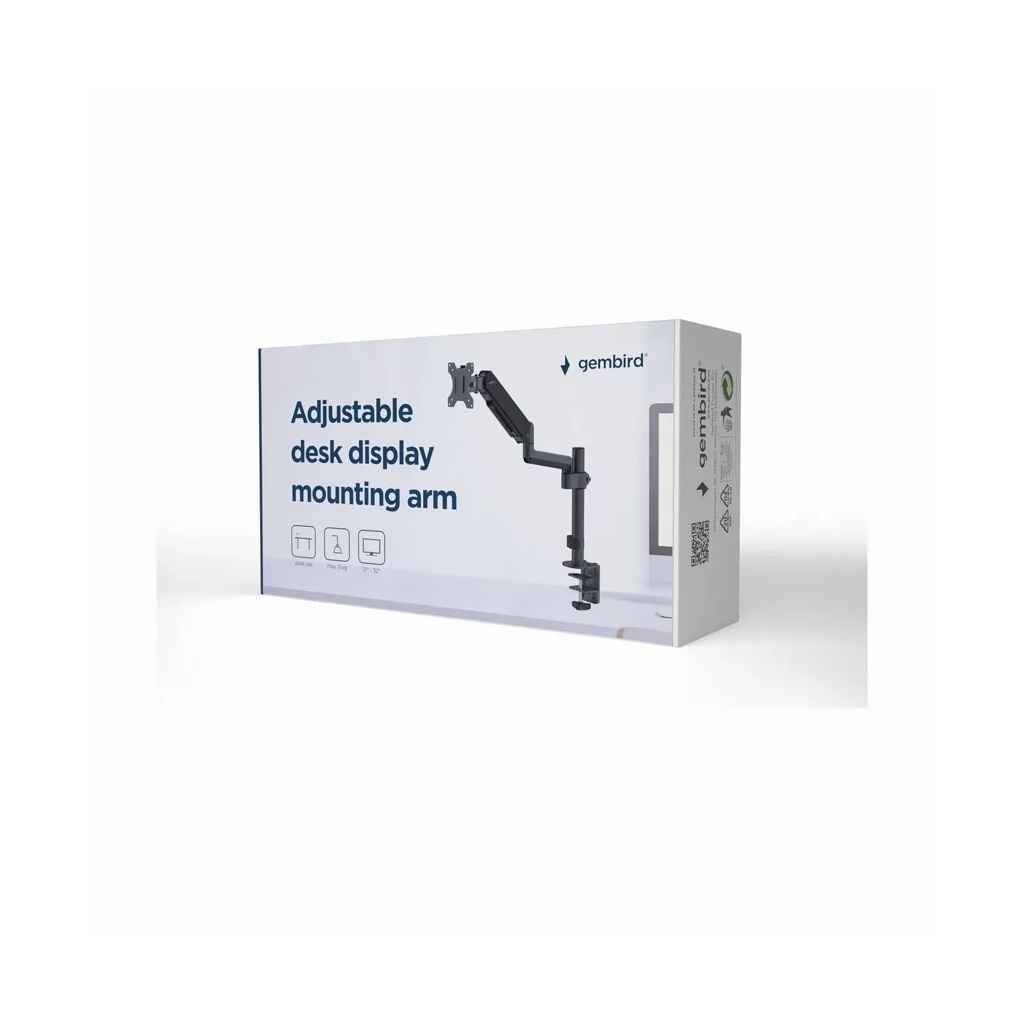 Gembird DISPLAY ACC MOUNTING ARM/17-32" MA-DA1P-01 GEMBIRD