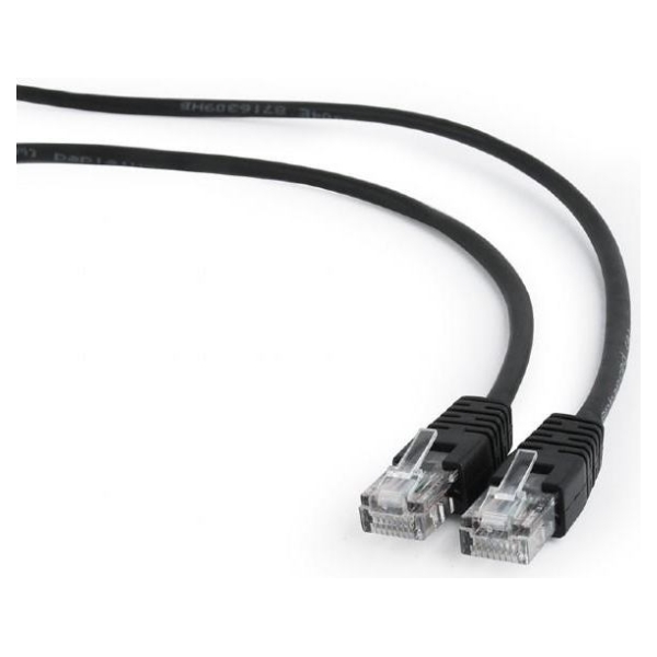 Gembird CAT5e UTP Patch cord black 0.25m