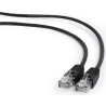 Gembird PATCH CABLE CAT5E UTP 0.25M/BLACK PP12-0.25M/BK GEMBIRD