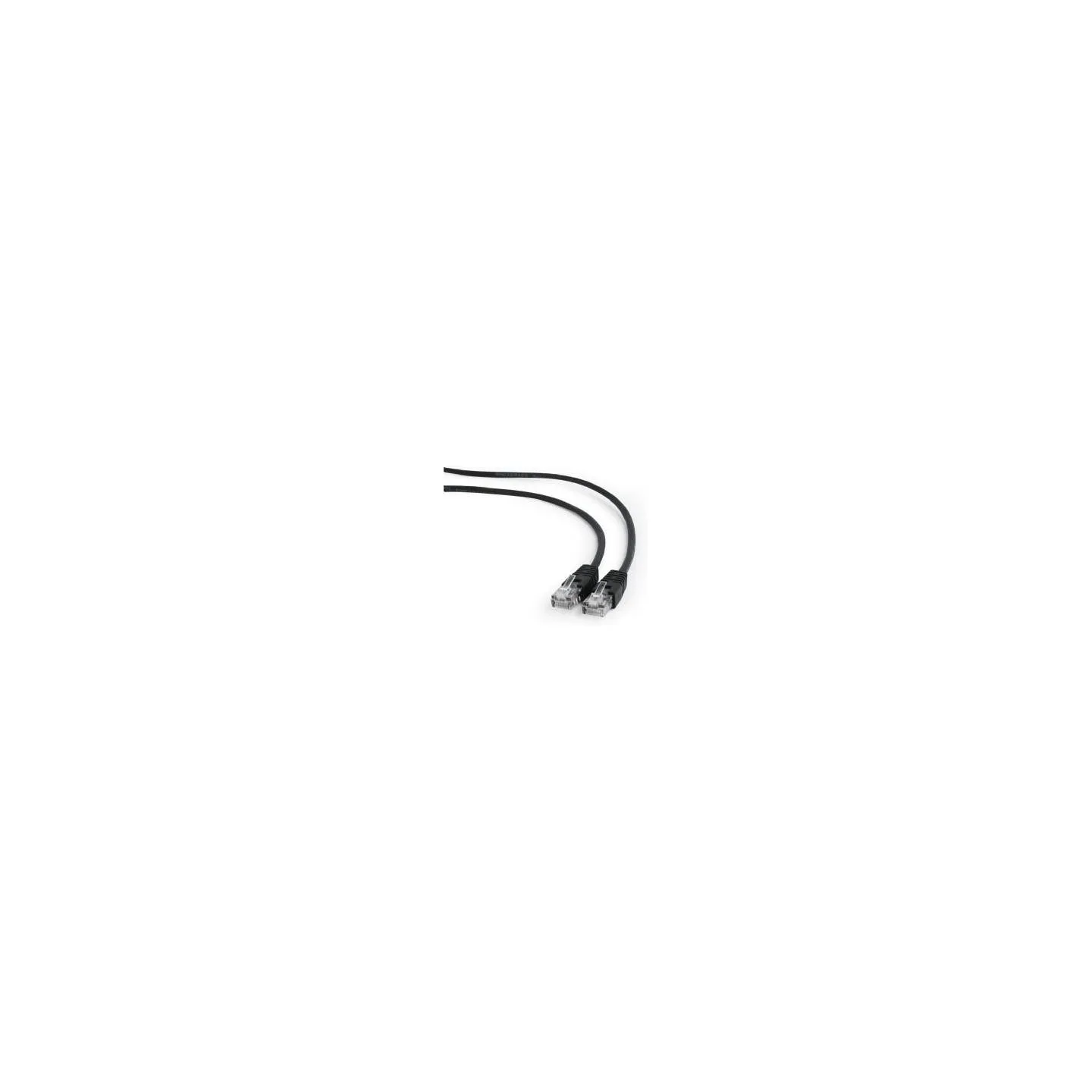 Gembird PATCH CABLE CAT5E UTP 0.5M/BLACK PP12-0.5M/BK GEMBIRD