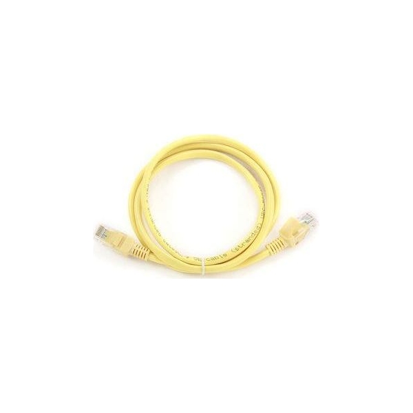 Gembird PATCH CABLE CAT5E UTP 1M/YELLOW PP12-1M/Y GEMBIRD