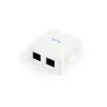 Gembird CABLE ACC MOUNT BOX 2XCAT5E/NCAC-2U5E-01 GEMBIRD