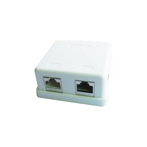 Gembird CABLE ACC MOUNT BOX 2XCAT5E/NCAC-HS-SMB2 GEMBIRD