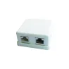 Gembird CABLE ACC MOUNT BOX 2XCAT5E/NCAC-HS-SMB2 GEMBIRD