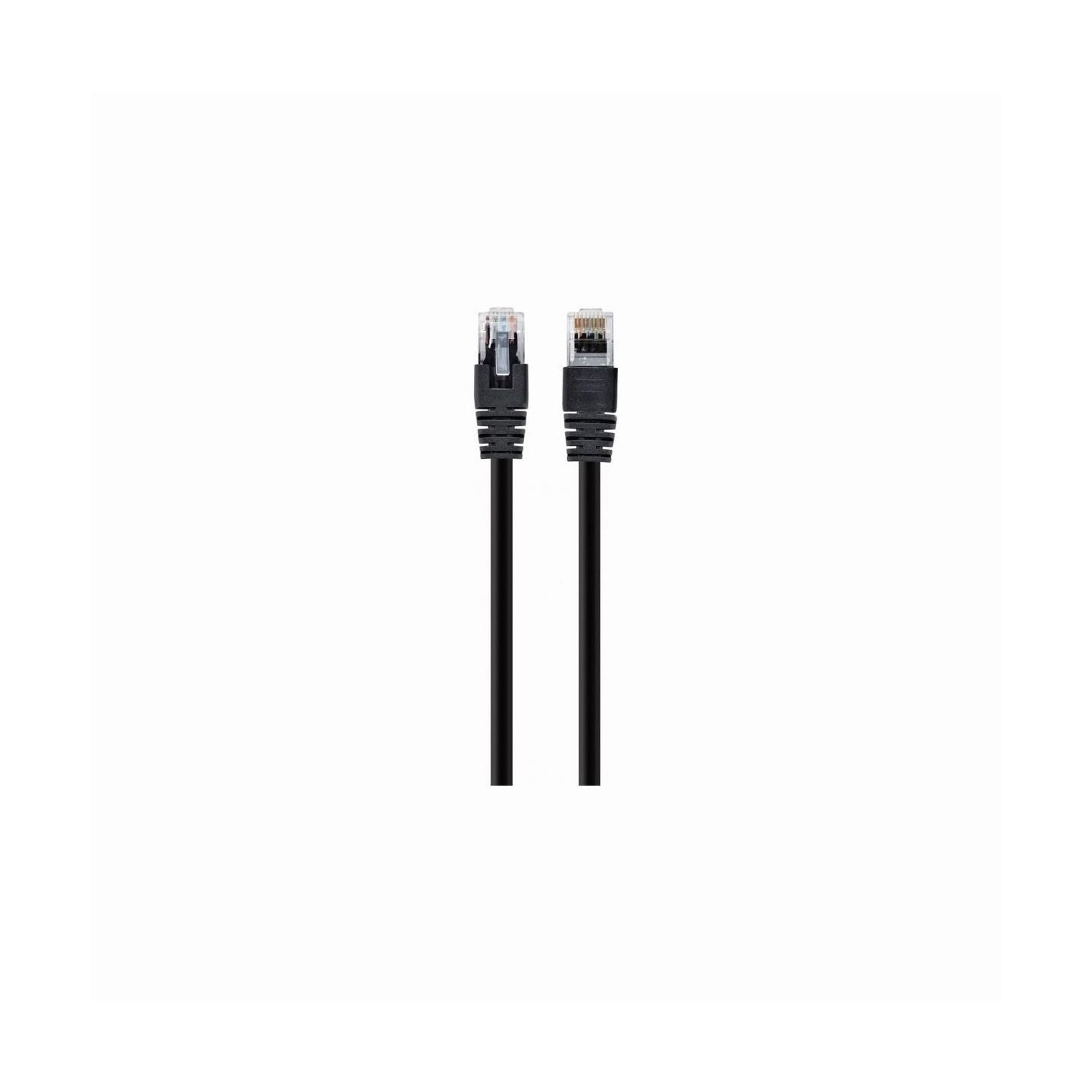 Gembird PATCH CABLE CAT5E UTP 7.5M/BLACK PP12-7.5M/BK GEMBIRD