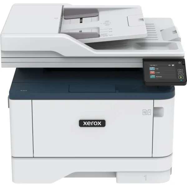 Xerox B305DNI A4 mono MFP 38ppm. Print, Copy, and Scan. Duplex, network, wifi, USB, 250 sheet paper tray / B305V_DNI