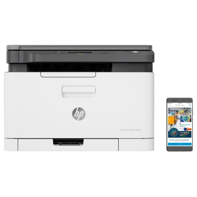 HP Color LaserJet 178nw AIO All-in-One Printer - A4 Color Laser, Print/Copy/Scan, LAN, WiFi, 18ppm, 100-500 pages per month (rep