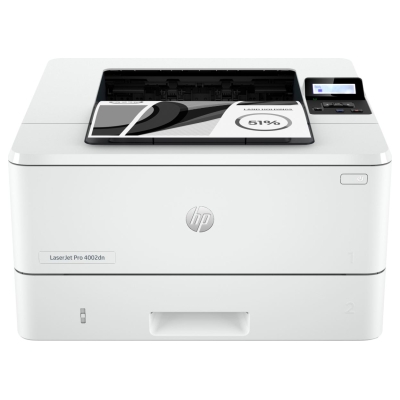 HP LaserJet Pro 4002dn Printer - A4 Mono Laser, Print, Automatic Document Feeder, Auto-Duplex, LAN, 40ppm, 750-4000 pages per mo