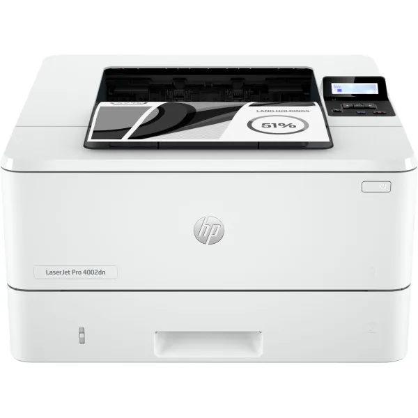 HP LaserJet Pro 4002dn Printer - A4 Mono Laser, Print, Automatic Document Feeder, Auto-Duplex, LAN, 40ppm, 750-4000 pages per mo