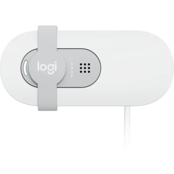 Logitech Brio 100 Full HD Webcam, 2 MP, FHD 1080p, 58°, USB, Off-White / 960-001617