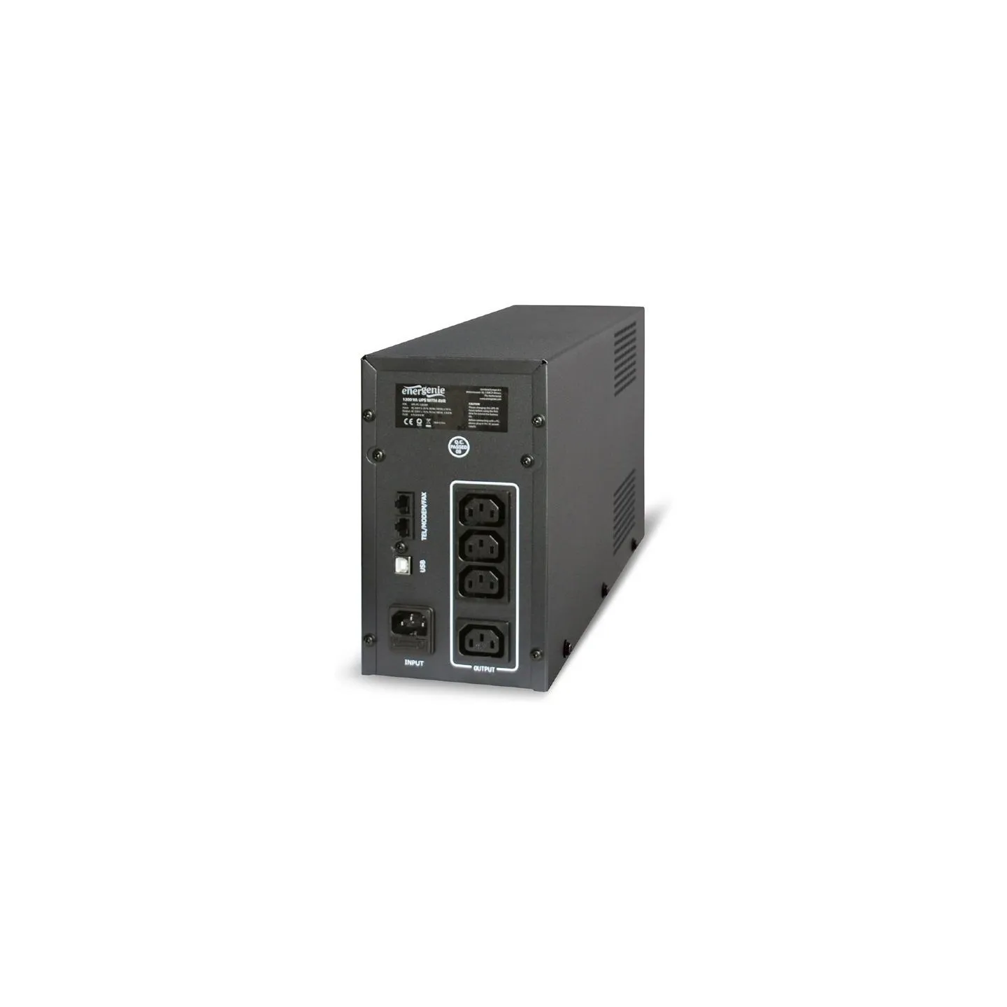 Energenie | UPS UPS-PC-1202AP | 1200 VA | 220 V | 220 V