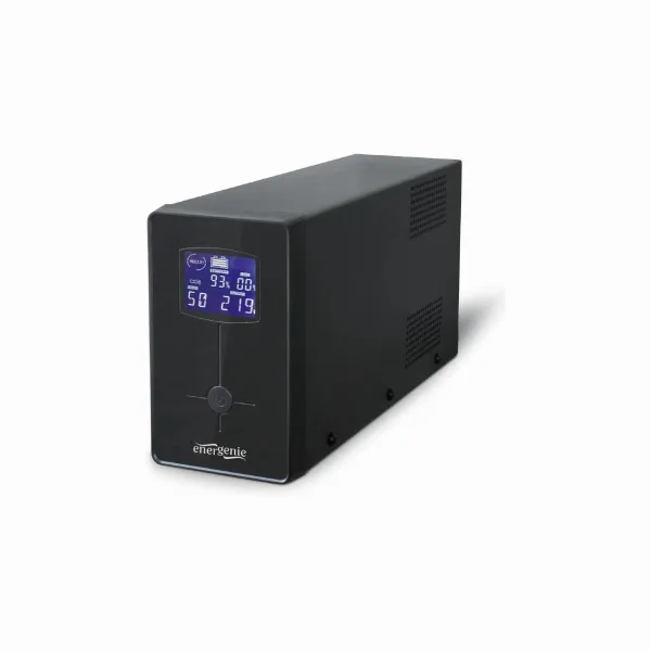 Energenie UPS with USB and LCD display, Black | EG-UPS-034 | 1500 VA | 900 W