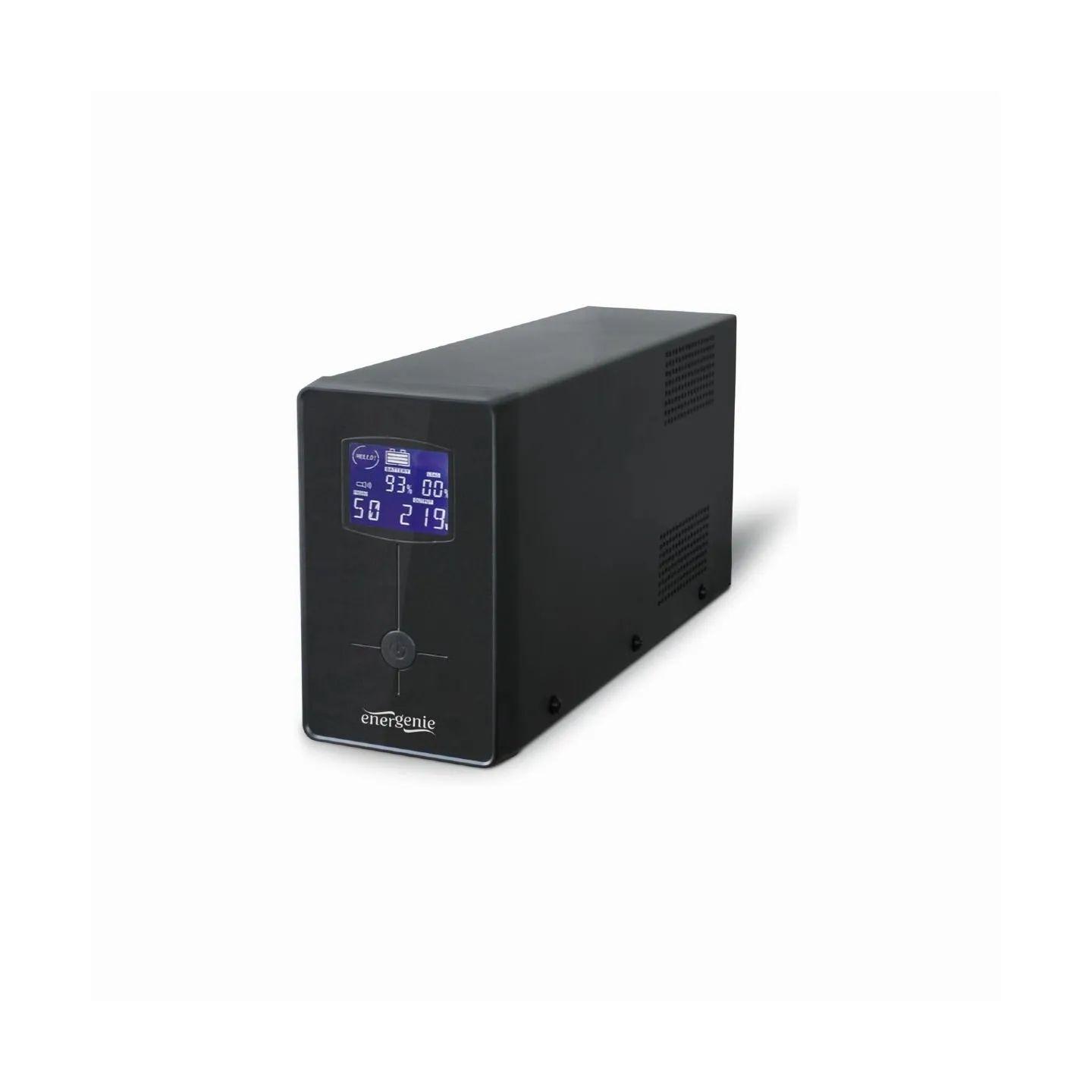 Energenie UPS with USB and LCD display, Black | EG-UPS-034 | 1500 VA | 900 W