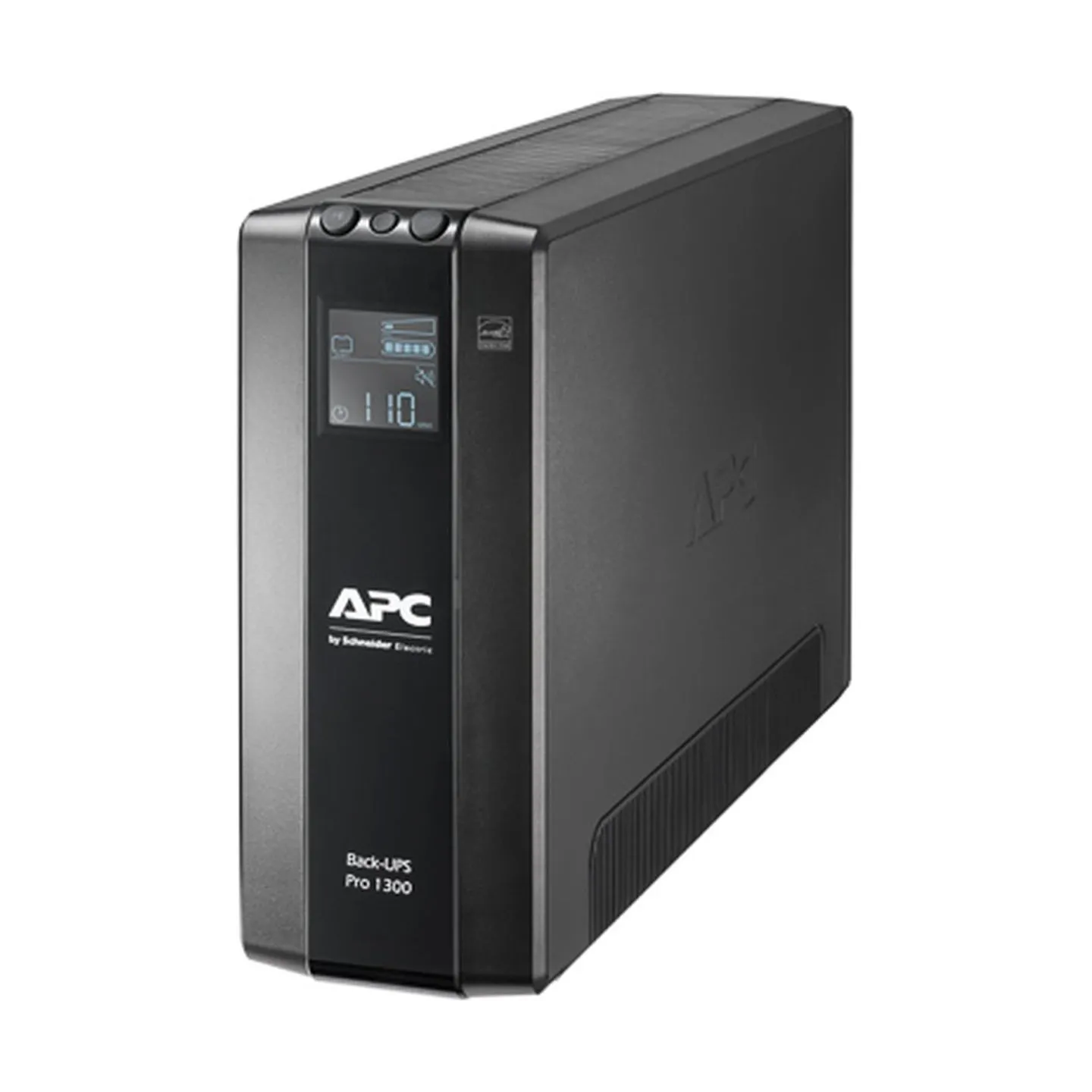 Schneider Electric APC Back-UPS Pro, tower, 230V, 8x IEC C13 outlets, AVR, LCD, user-replaceable battery | BR1300MI | 1300 VA | 