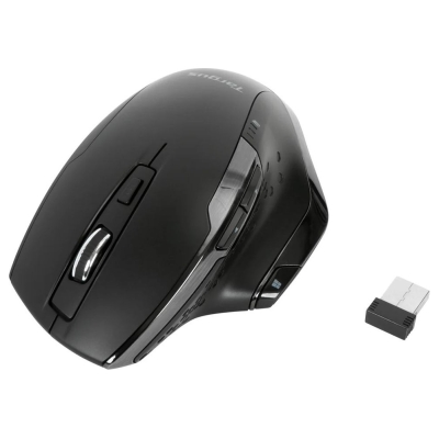Targus | Antimicrobial Ergo Mouse | AMW584GL | Wireless | 2.4 Ghz | Black
