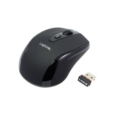 Logilink | Maus optisch Funk 2.4 GHz | wireless | 2.4GH wireless mini mouse with autolink | Black