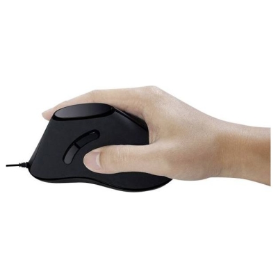 Logilink | Ergonomic Vertical Mouse | ID0158 | Wired | Optical | Black