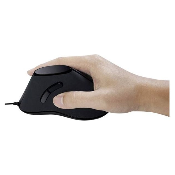 Logilink | Ergonomic Vertical Mouse | ID0158 | Wired | Optical | Black