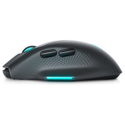 Dell | Gaming Mouse | AW620M | Wired/Wireless | USB-A | Dark Side of the Moon