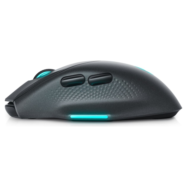 Dell | Gaming Mouse | AW620M | Wired/Wireless | USB-A | Dark Side of the Moon