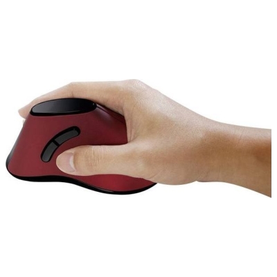 Logilink | Ergonomic Vertical Mouse | ID0159 | Wireless | Optical | Red