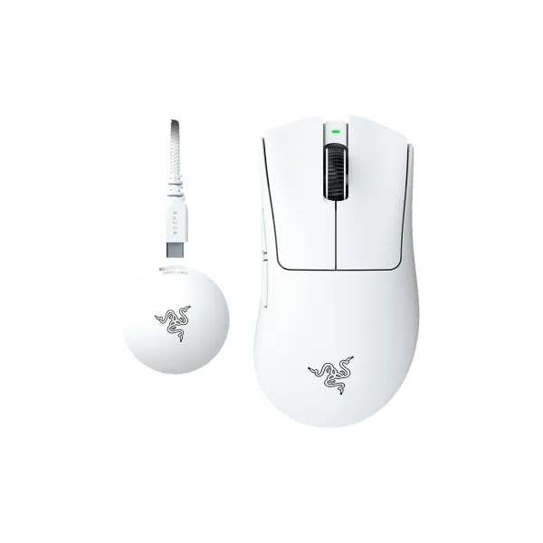 Razer DeathAdder V4 Pro Gaming mouse, White | Razer