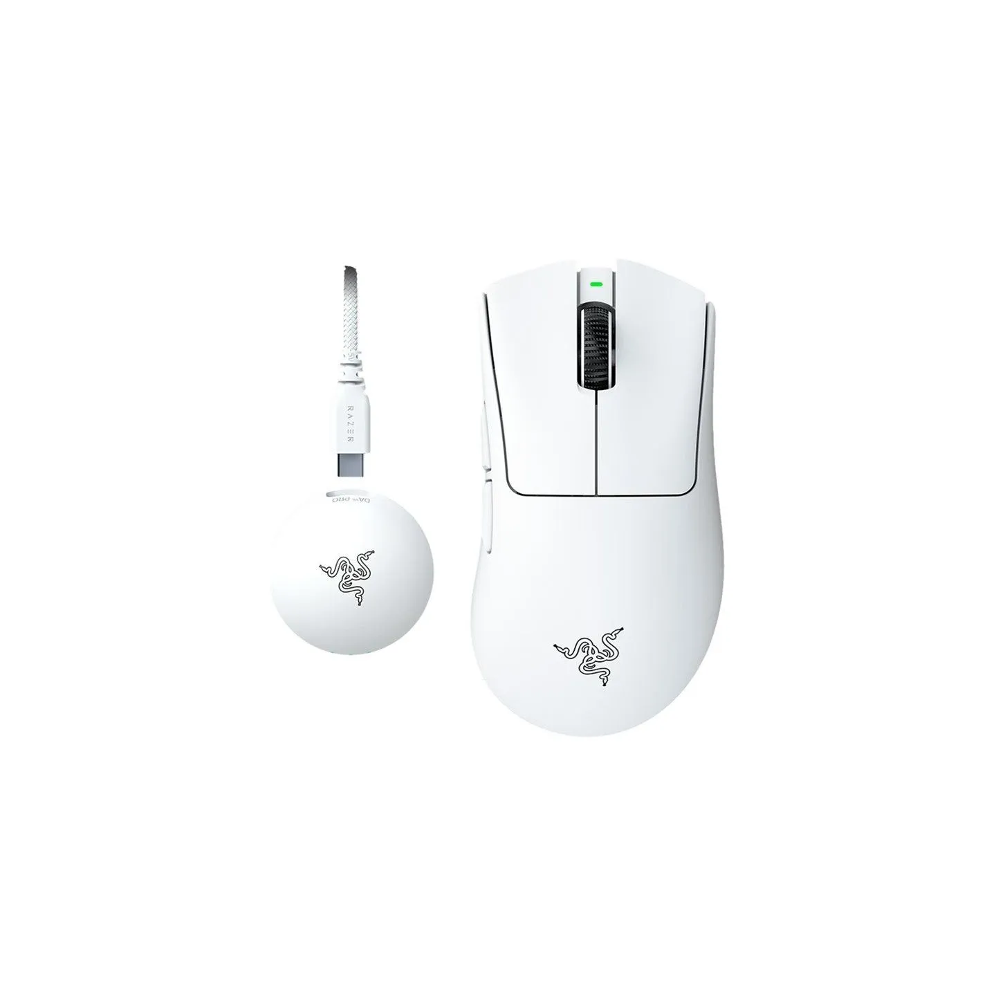 Razer DeathAdder V4 Pro Gaming Mouse - White