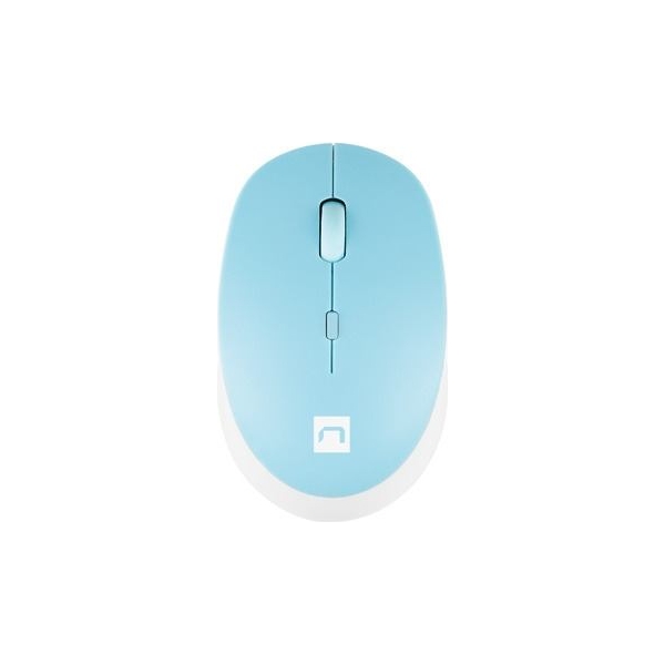 Natec | Mouse | Harrier 2 | Wireless | Bluetooth | White/Blue