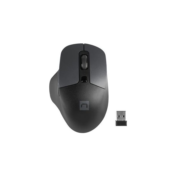 Natec Mouse, BlackBird 2, Silent, Wireless, 1600 DPI, Optical, Black | Natec | Mouse | Optical | Wireless | Black/Gray