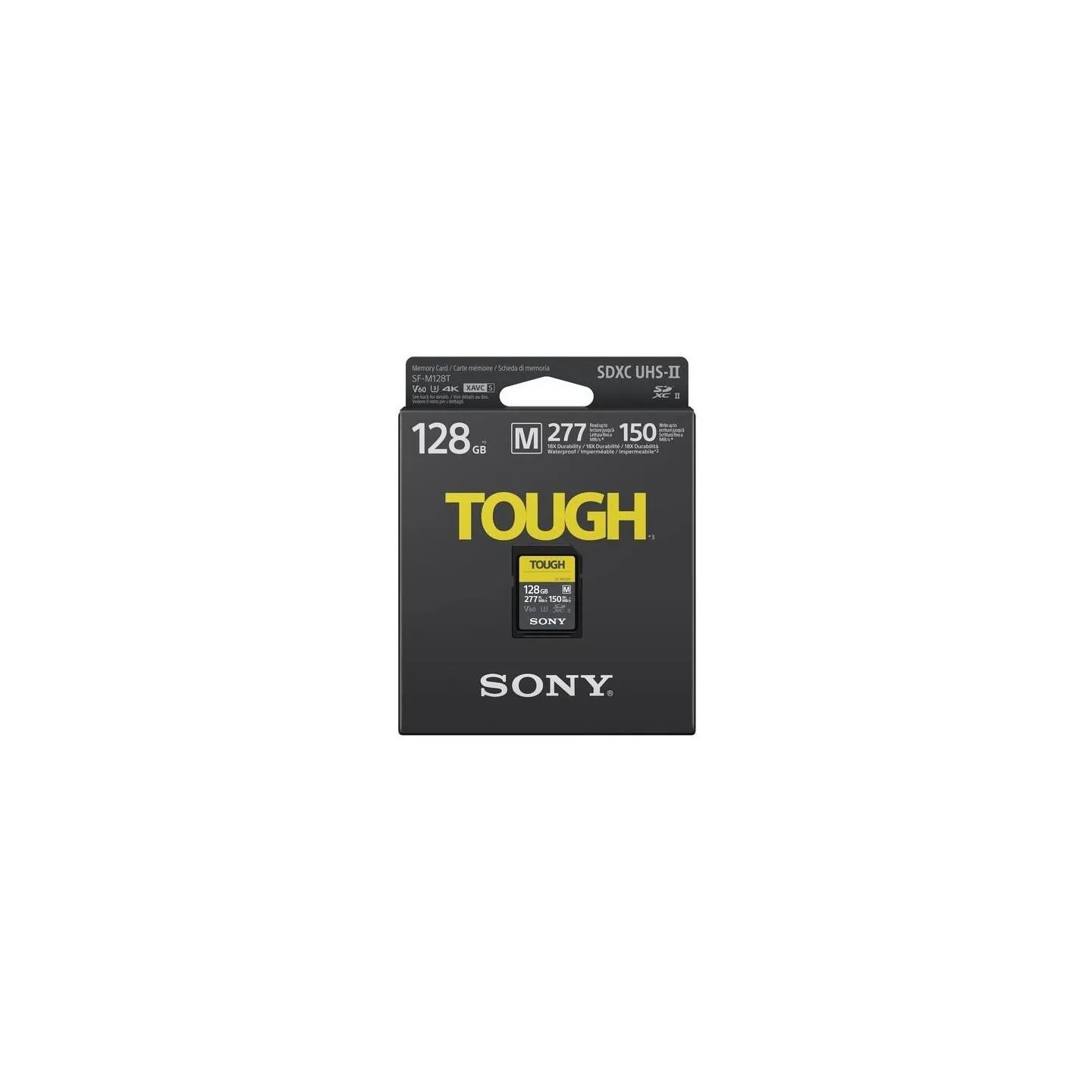 Sony | Tough Memory Card | UHS-II | 128 GB | SDXC | Flash memory class 10