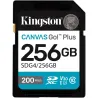 Kingston | Canvas Go! Plus | 256 GB | SD | Flash memory class Class 10, UHS-I, U3, V30