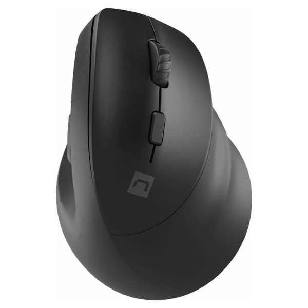 Natec | Vertical Mouse | Crake 2 | Wireless | Vertical Mouse | Bluetooth, 2.4GHz | Black