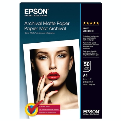 Epson Archival Matte Paper - A4 - 50 Sheets | A4