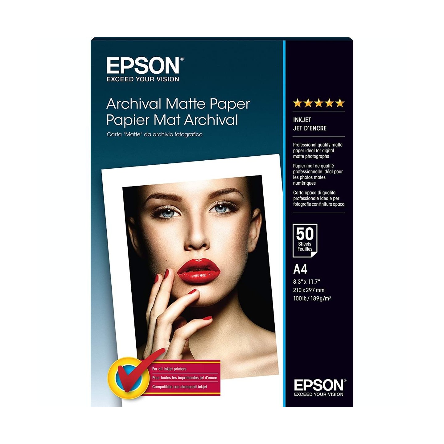 Epson Archival Matte Paper - A4 - 50 Sheets | A4