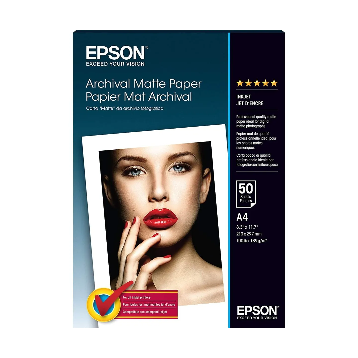 Epson Archival Matte Paper - A4 - 50 Sheets | A4