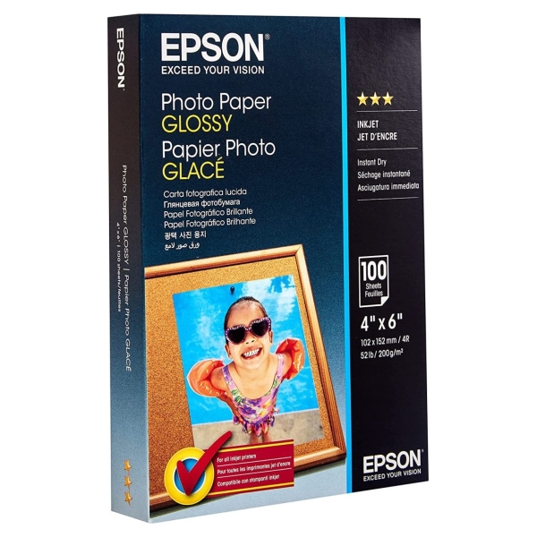 Epson Photo Paper Glossy | Photo Paper | 200 g/m² | 10 x 15 cm