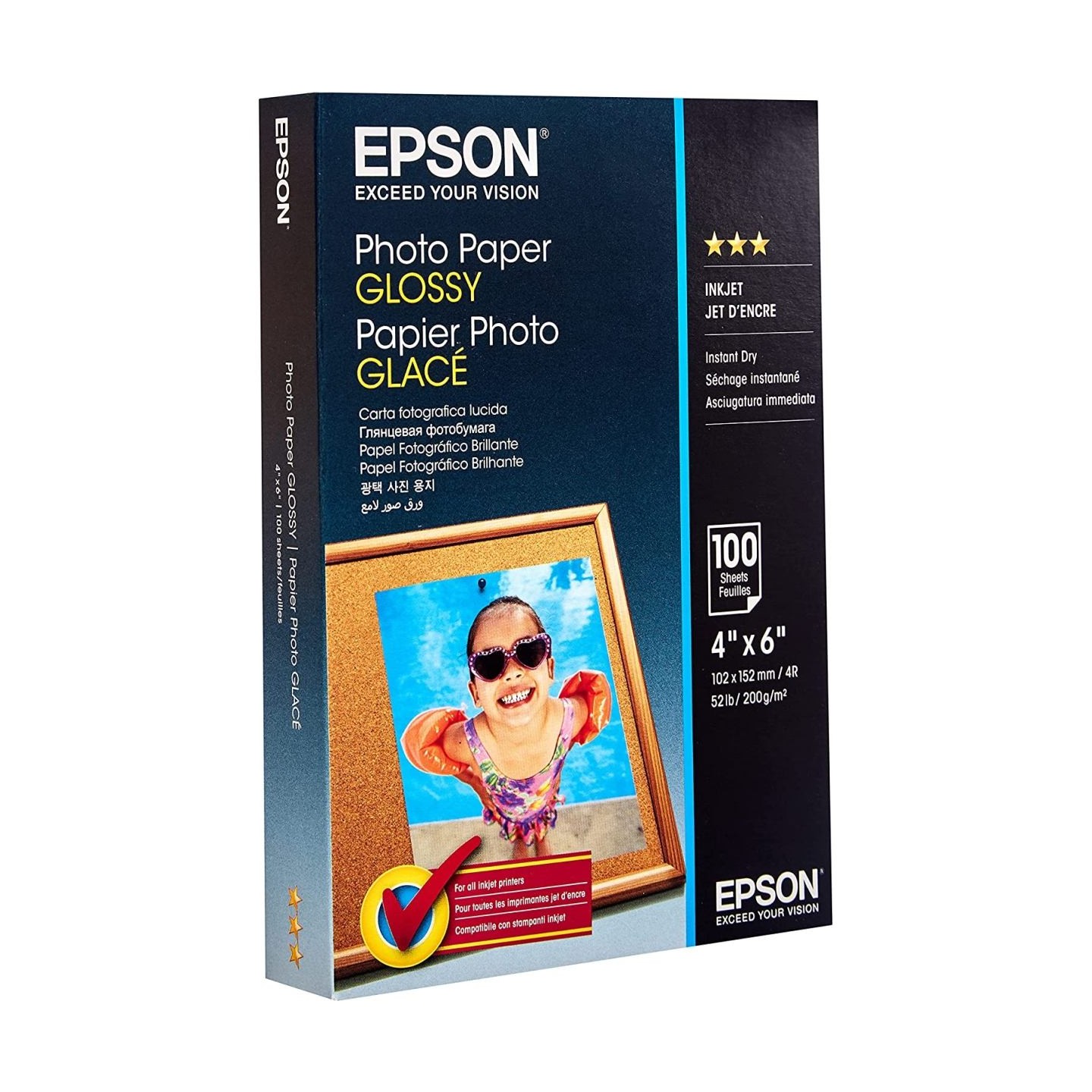 Epson Photo Paper Glossy | Photo Paper | 200 g/m² | 10 x 15 cm