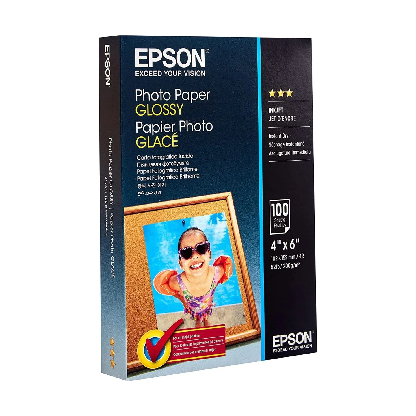 Epson Photo Paper Glossy | Photo Paper | 200 g/m² | 10 x 15 cm