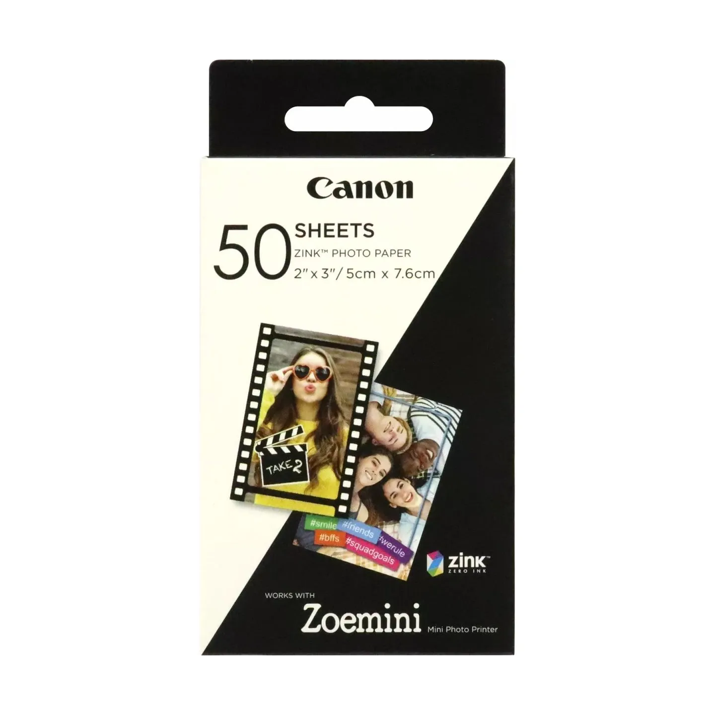Canon 50 sheets | ZP-2030 | Photo Paper | White | 5 x 7.6 cm
