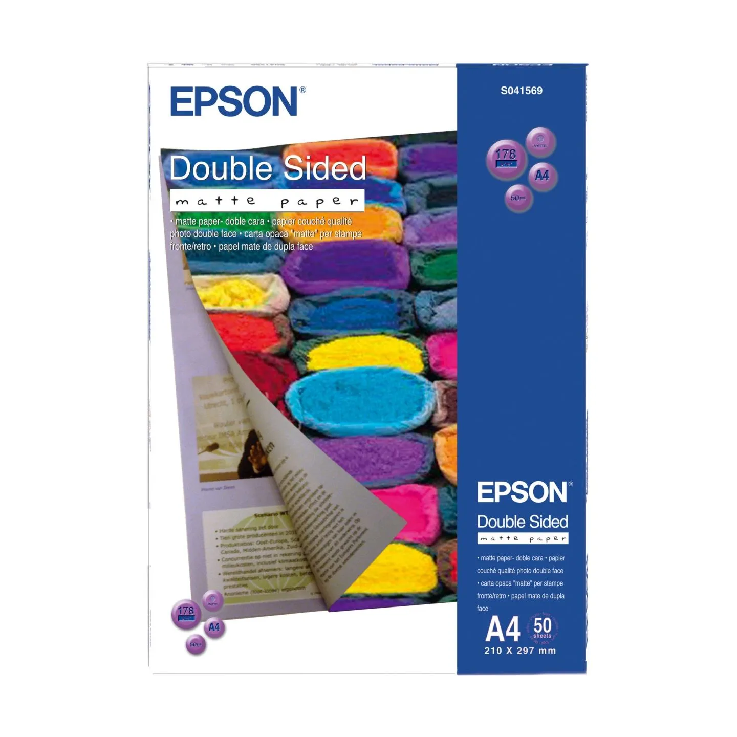 Epson Double Sided Matte Paper - A4 - 50 Sheets | A4