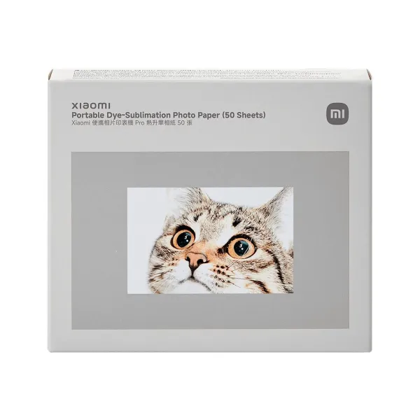 Xiaomi Portable Dye-Sublimation Photo Paper (50 Sheets) | 2x3-inch