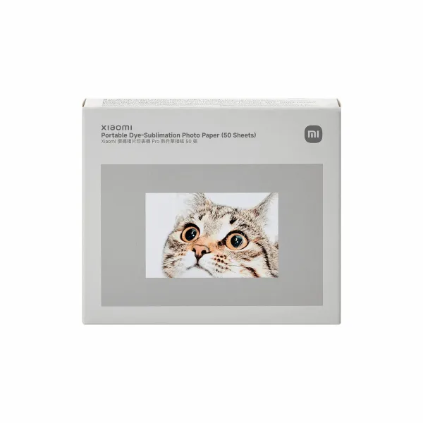 Xiaomi Portable Dye-Sublimation Photo Paper Stickers (50 Sheets) | Stickers | 2x3-inch