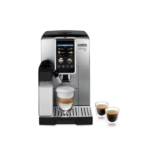 Delonghi | Coffee Maker | Dinamica Plus ECAM380.85.SB | Pump pressure 15 bar | Built-in milk frother | Automatic | 1450 W | Stai