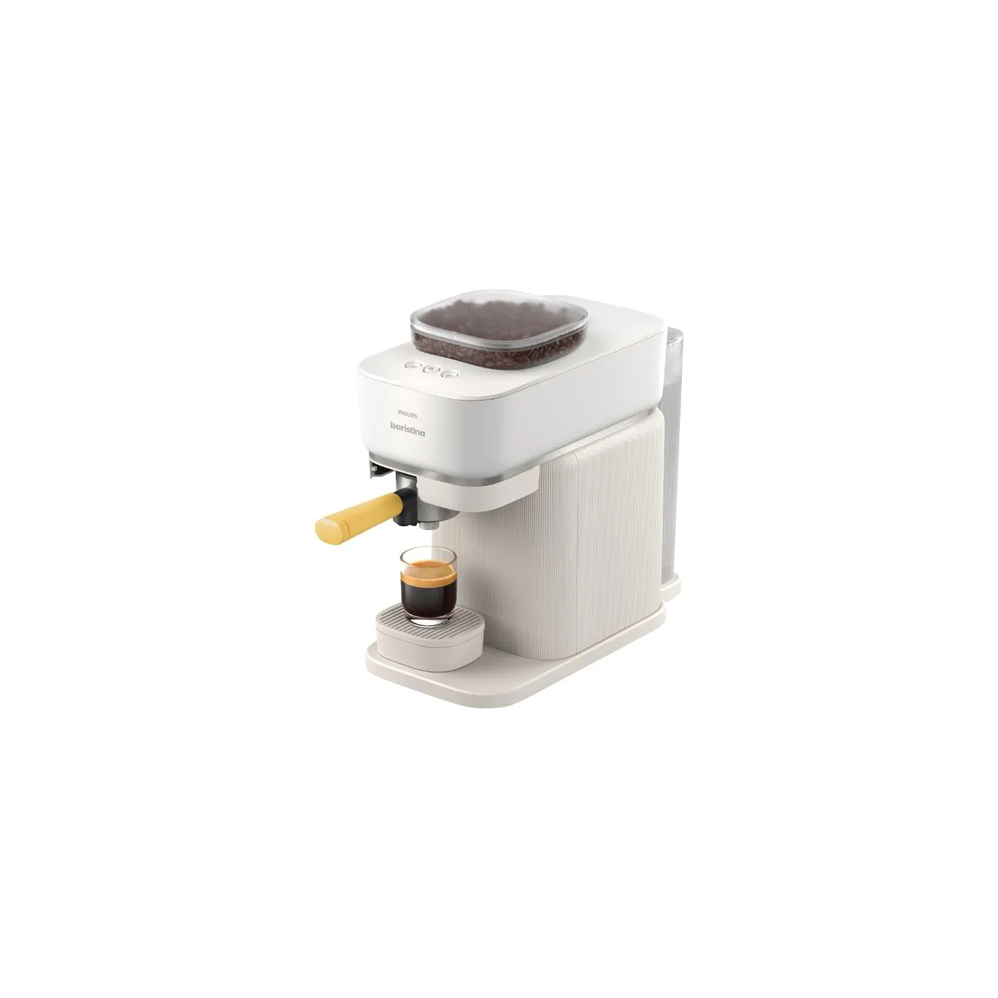 Philips Coffee maker | BAR300/03 Baristina | Pump pressure 16 bar | Semi-automatic | 122.8 W | White