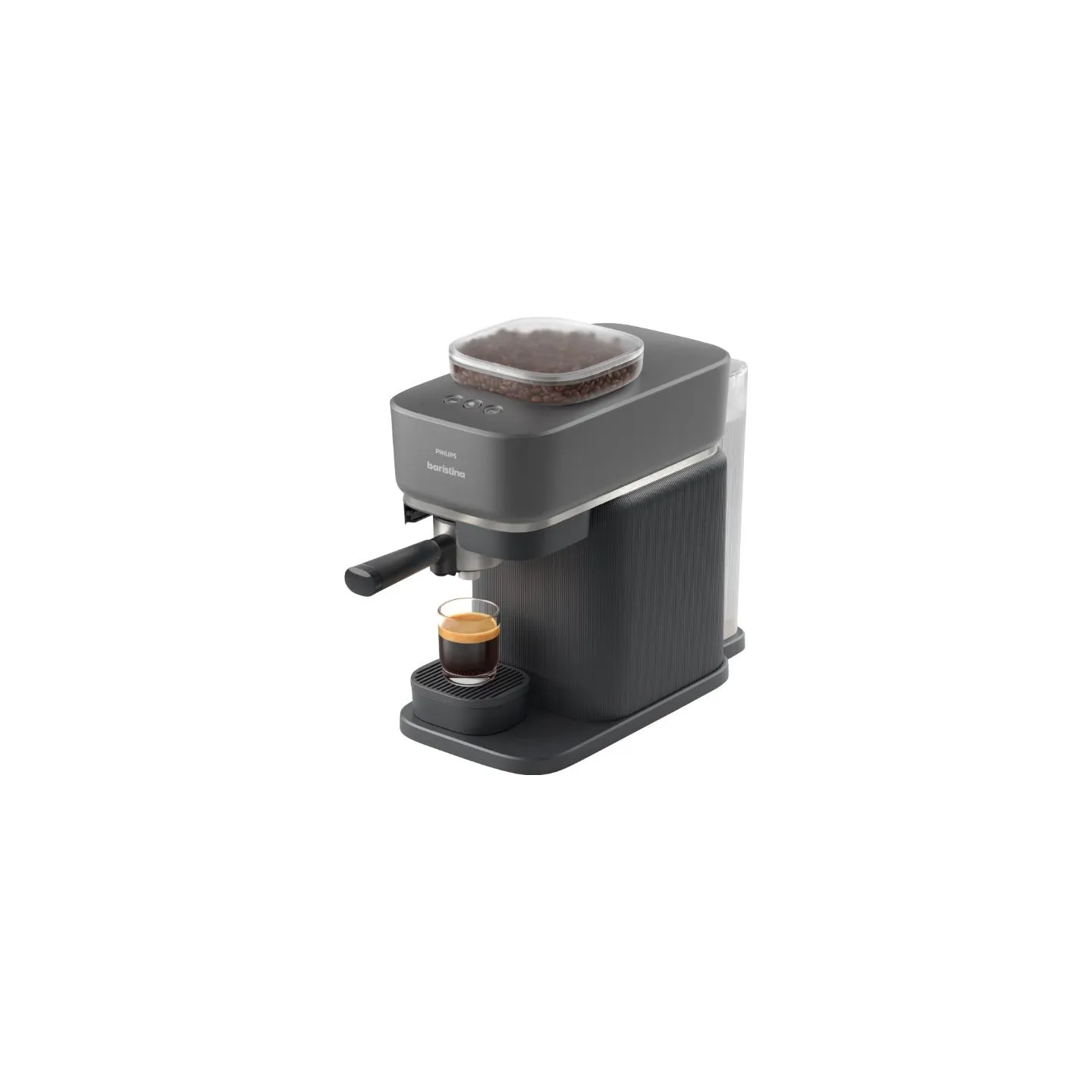 Philips Coffee maker | BAR300/60 Baristina | Pump pressure 16 bar | Semi-automatic | 122.8 W | Black
