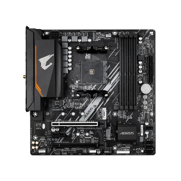 Gigabyte B550M AORUS ELITE AXG13 | Processor family AMD | Processor socket AM4 | DDR4 | Number of SATA connectors 4