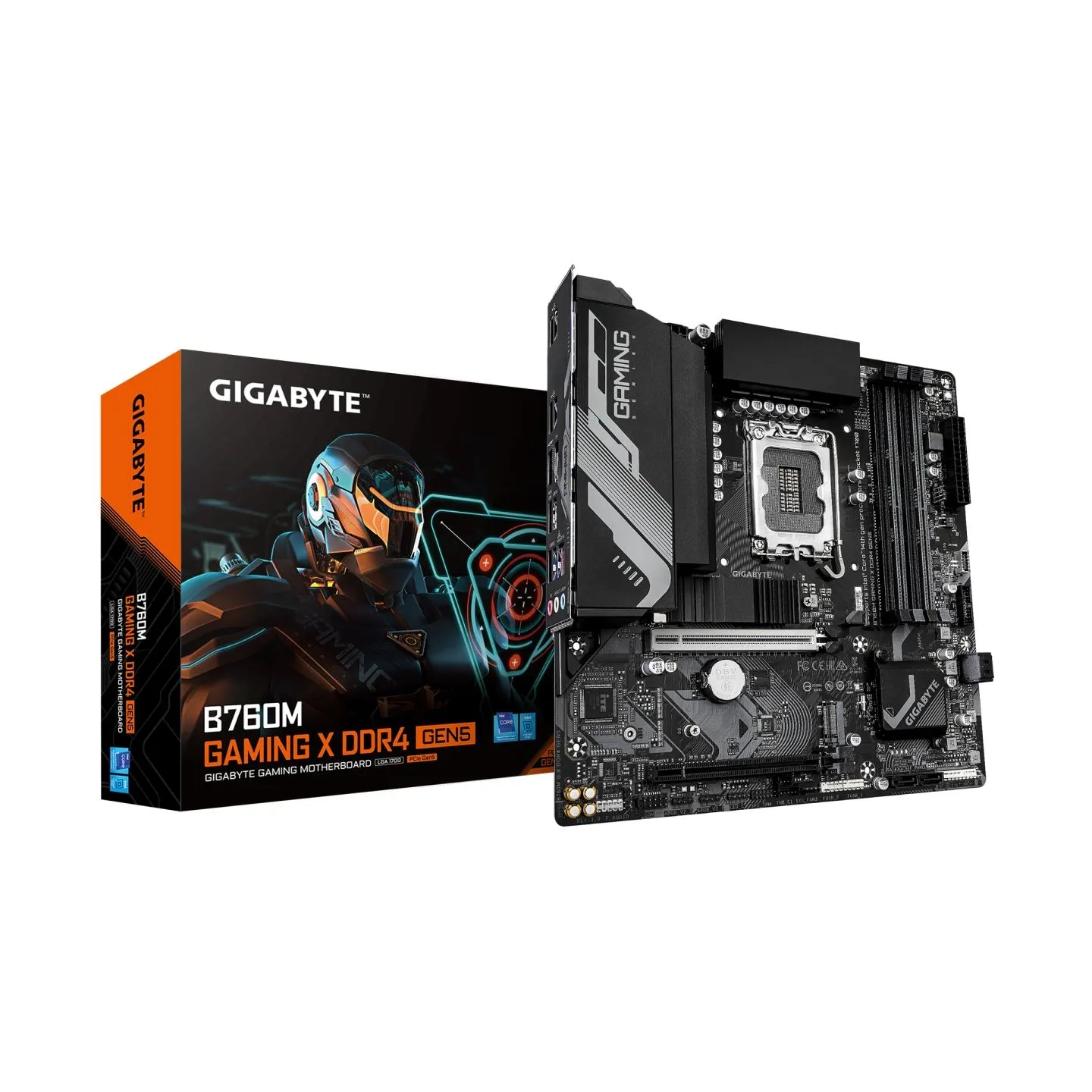Gigabyte B760M GAMING X DDR4 GEN5 | Processor family Intel | Processor socket LGA1700 | DDR4 | Supported hard disk drive interfa
