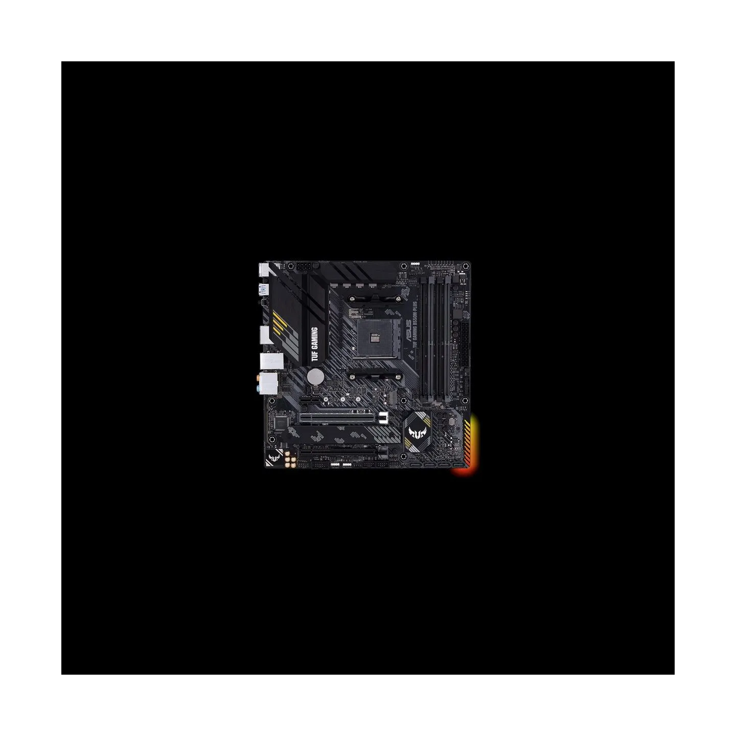 Asus | TUF Gaming B550M-Plus | Processor family AMD | Processor socket AM4 | DDR4 | Memory slots 4 | Chipset AMD B | Micro ATX